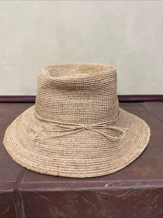 RIONA Accessories - New! RIONA Women's Raffia Straw Beach Hat UPF 50+